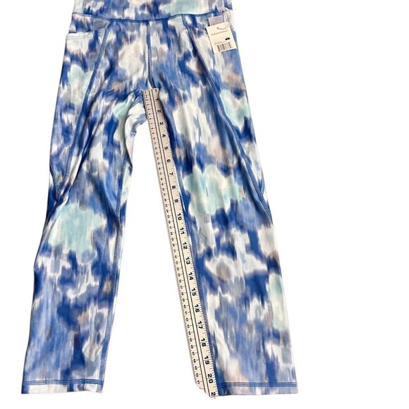 Balance Collection High Waisted Leggings Watercolor Tie Dye Blue Size Women S - Picture 12 of 16